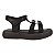 SANDÁLIA FEMININA INFANTIL 2 LAÇOS - COR PRETO - LINHA KIDS - Imagem 4