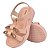 SANDÁLIA FEMININA INFANTIL 2 LAÇOS - COR ROSE - LINHA KIDS - Imagem 3