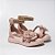 SANDÁLIA FEMININA INFANTIL 1 FLOR - COR ROSE - LINHA KIDS - Imagem 1