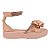 SANDÁLIA FEMININA INFANTIL 1 FLOR - COR ROSE - LINHA KIDS - Imagem 4