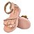 SANDÁLIA FEMININA INFANTIL 1 FLOR - COR ROSE - LINHA KIDS - Imagem 3