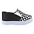 SLIP ON MASCULINO - PRETO E BRANCO QUADRICULADO - LINHA KIDS - Imagem 4