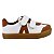 TÊNIS MASCULINO - MODELO LEVI -COR BRANCO E CAREMELO - LINHA KIDS - Imagem 4