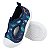 Tênis Masculino Infantil Conforto - Cor Azul Marinho Dino - Modelo Meia Aberto - Linha Kids - Imagem 1
