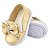 SLIP ON FEMININO - OURO GOLDEN - LAÇO LUXO - FLOTER METAL - LINHA KIDS - Imagem 3