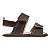 SANDALIA MASCULINA ADVENTURE VELCRO DUPLO - COR CAFÉ - LINHA BABY - Imagem 4