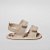 SANDALIA MASCULINA ADVENTURE VELCRO DUPLO - COR MARFIM ESCURO- LINHA BABY - Imagem 2