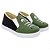 SLIP ON MASCULINO - ESTAMPA JACARÉ - VERDE MUSGO/PRETO  - LINHA KIDS ZOO - Imagem 1
