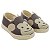 SLIP ON MASCULINO - ESTAMPA MACACO - CAFÉ/MARFIM- LINHA KIDS ZOO - Imagem 1