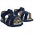 SANDALIA MASCULINA ADVENTURE - COR AZUL PETROLEO/MARINHO - LINHA BABY - Imagem 3