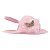 CHINELINHO ROSA MENINA - PELINHO APLICAÇÃO LOVE/latral - LINHA BABY - Imagem 3