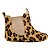 BOTA JEQUINHA MENINA BLOGUEIRINHA - CAMURÇA ANIMAL PRINT ONÇINHA  - LINHA BABY - Imagem 4