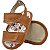 SANDALIA MASCULINA ADVENTURE VELCRO DUPLO - COR CARAMELO - LINHA BABY - Imagem 3