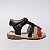 PAPETE MASCULINA ADVENTURE - FRANCISCANA COR PRETA/VERMELHA - LINHA KIDS - Imagem 2