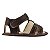 SANDALIA MASCULINA ADVENTURE - COR CAFÉ/MARFIM -  LINHA BABY - Imagem 4