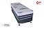 Cama Box + Colchão Castor Molas Pocket Silver Star AIR One Face ( Azul ) - Casal/Solteiro - Imagem 2