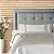 Cabeceira Veneza Diamond  2 Linhas  Linho casal - Cor Linho Cinza - Imagem 4
