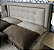 Cabeceira Veneza Diamond  2 Linhas  Linho casal - Cor Linho Bege - Imagem 1