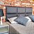 Cabeceira Modena H6  Suede Liso 140x120cm (Casal) - Imagem 1