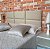 Cabeceira Modena H6  Suede Liso 140x120cm (Casal) - Imagem 2
