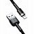 Cabo USB-A x Lightning 50cm Curto Cinza Baseus CALKLF-AG1 - Imagem 3