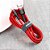 Cabo USB-A x Tipo C 2m Reforçado 2A Vermelho Baseus CATKLF-C09 - Imagem 5