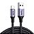 Cabo USB-A x USB-C 3A Quick Charge 3.0 Nylon 1m TOPK AN10 - Imagem 1