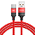 Cabo USB-A x USB-C Quick Charge 66W 6A Nylon 2m Uslion - Imagem 8