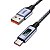 Cabo USB-A x USB-C 3A Quick Charging c/ Display 1m TOPK AN50 - Imagem 1