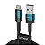 Cabo USB-A x Micro USB 2.4A Nylon 1m Toocki TQ-X12 - Imagem 10