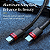 Cabo USB-C 100W PD Quick Charge 3.0 Nylon 1m Baseus - Imagem 2