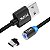 Cabo Magnético 3 em 1 USB Tipo C Lightning Micro USB 2m TOPK AM23 - Imagem 2