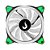 Cooler Fan 120mm 12cm LED Verde Rise Mode RM-FN-01-BG - Imagem 8