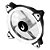 Cooler Fan 120mm 12cm LED Branco Rise Mode RM-FN-01-BW - Imagem 3