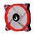 Cooler Fan 120mm 12cm LED Vermelho Rise Mode RM-FN-01-BR - Imagem 6