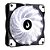Cooler Fan 120mm 12cm LED Branco Rise Mode RM-WN-01-BW - Imagem 1