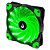 Cooler Fan 120mm 12cm LED Verde Rise Mode RM-WN-01-BG - Imagem 3