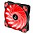 Cooler Fan 120mm 12cm LED Vermelho Rise Mode RM-WN-01-BR - Imagem 3