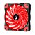 Cooler Fan 120mm 12cm LED Vermelho Rise Mode RM-WN-01-BR - Imagem 5