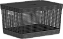 Cesto Organizador Grid Com Tampa 20 Litros Preto - Imagem 1