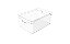 Organizador Clear 30 x 20 x 13 cm Natural - Imagem 2