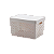 Cesto Organizador Com Tampa Quadratta 39x29x24cm Bege - Imagem 1