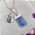 Colar São Miguel - Corrente e Medalha Prata 925 + 1 Pingente de Cianita Azul - Imagem 1