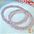 Pulseira Quartzo Rosa Facetada - 6mm - Imagem 2