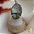 Anel Labradorita - Banhado em Prata - Fortalece Intuição e Aura - Imagem 3