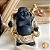 Buda Japonês Preto e Dourado - Jarra - Imagem 1