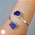 Bracelete Drusa Ametista - Banhado em Prata - Imagem 1