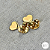 Brinco Cristal Dourado - Fixo - Imagem 4