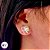 Brinco Cristal Prateado - Fixo - Imagem 2