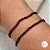 Pulseira Granada - Esferas Facetadas 4mm - Imagem 2